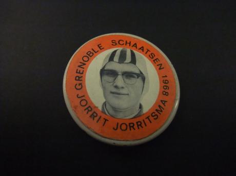 Jorrit Jorritsma schaatser en schaatscoach Olympische Spelen Grenoble 1968